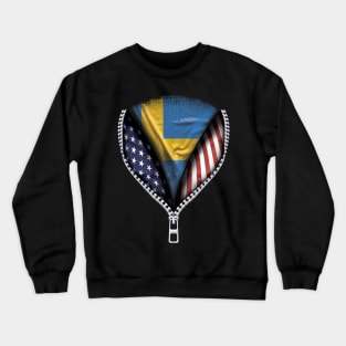 Swede Flag  Sweden Flag American Flag Zip Down - Gift for Swede From Sweden Crewneck Sweatshirt